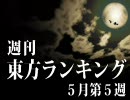 週刊東方ランキング ５月第５週