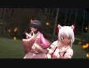 【東方ＭＭＤ】妹紅＆輝夜　de　嵐の中で輝いて（改変モデル1080P)