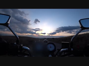 【車載動画】夕暮れ時のビーナスラインをおバイクしてきた【VTR250】