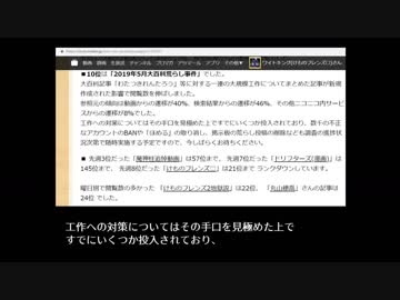 「2019年5月大百科荒らし事件」にニコニコ運営がブログで言及.UNEI