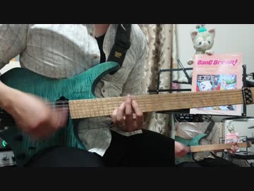 キズナミュージック (Poppin'Party) fullでギター弾いてみた【BanG Dream!2期OP】