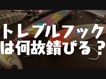 【釣り】釣り針が何故サビるかの解説