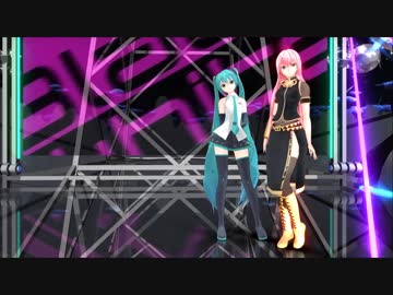 【MMD】ミクさんとルカさんで『愛Dee』