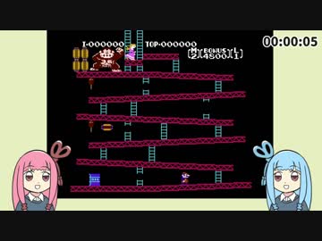 琴葉茜のスイッチ30秒勝負　ドンキーコング編