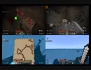 【実況】センスの欠片ゼロな４人がMinecraftで遊園地作ってみた　part4【にそみ】