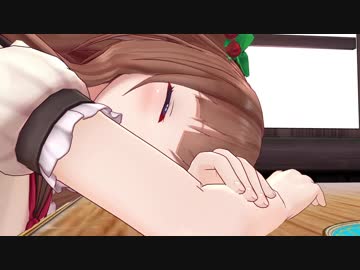 ちえりちゃんの寝顔を狙うごんごん