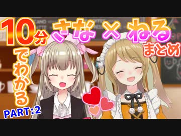 【名取さな】10分でわかる名取さな×因幡はねるコラボpart2【因幡はねる/あにまーれ】