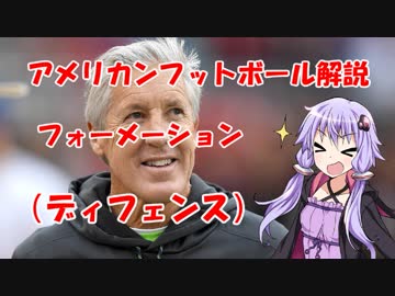 【VOICEROID解説】アメリカンフットボール解説5　フォーメーション（ディフェンス）