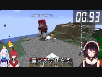 戌亥とこが歌う すぐ諦める「雪だるまつくろう」の比較動画