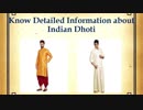 Indian Dhoti - The popular Indian Bottoms Clothing