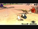 【MHXX】集会所☆４ ドスガレオス戦（乱入あり）（旧砂漠） 裸ハンマーぼっち縛り上位Part１４ １／２