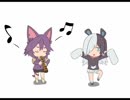 【手描き】 みなぎるコロウサ【ポケ擬】