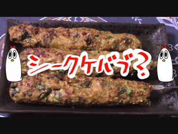 【ＮＷＴＲご飯】シークケバブ？