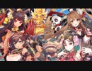 城プロRE 討伐武将大兜！宇喜多直家 絶難【拳サー 4人編成 平均Lv122(120～125)蔵・殿無傷】