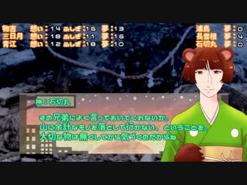 【刀剣TRPG】三日月・青江・物吉で「落ち葉にまぎれた落とし物」後編【ゆうこや】