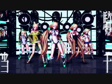 【MMD】アンジェラ5人？で一騎当千