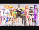 【MMD対魔忍】小太郎と次世代対魔忍たちで威風堂々【モデル配布】【1080p】
