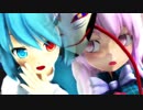 【東方MMD】多々良小傘と秦こころでWAVE その２
