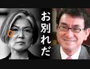 河野太郎外相と康京和外相の日韓外相会談で日韓関係が冷え切ってると一発で分かる写真がコチラ