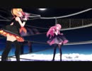 【MMD】恋愛＆Kiss me【リン＆ルカ+霊夢】【ぱんつ注意】【1080p】【東方MMD】