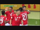 ドイツサッカー　ポカール決勝　レヴァンドフスキーらしいヘッド　2019-05-26
