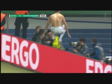 ポカール決勝　レヴァンドフスキーまたもらしさを見せる2点目　3-0　2019-05-26