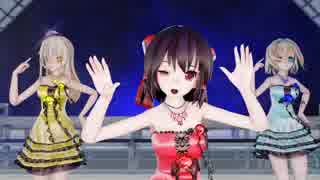 【東方MMD】霊夢・魔理沙・アリスで「Sweet Devil Live ver」 1080P