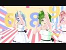 前髪を切ったGUMIさん+αでモザイクロールを‥‥