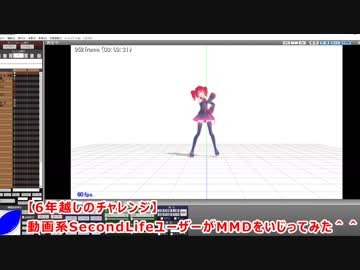 SecondLifeユーザーがMMDをいじってみた：重音テト「教えて31才！！魔法のLyric」【MMDキャプチャー】