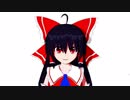 霊夢さんと目が合う動画【3D東方】