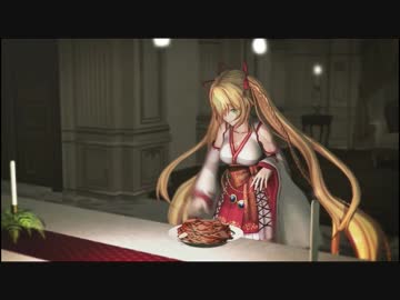 パスタを刻むいろはちゃん