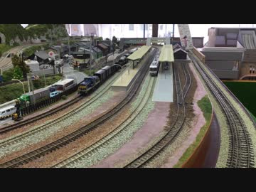 鉄道模型 Nゲージ キハ35＆373系 走行動画 in 新王様もけい 2017/7/2