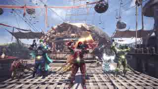 【MHW】シュリョウジャーVS歴戦王ネルギガンテ