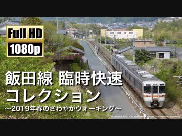 【JR東海】飯田線 臨時快速コレクション ～2019年春のさわやかウォーキング～