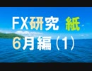 チャートと真剣に向き合うFX研究所。6月編[紙1]