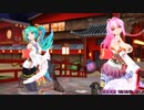 MMD【magnet】  初音ミク 巡音ルカ Blooming Flower