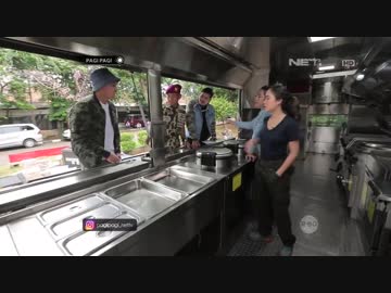 インドネシア海兵隊の炊事車（フィールドキッチン）