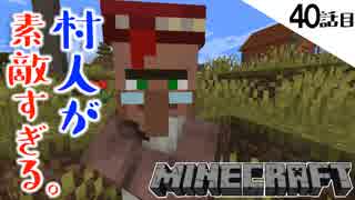 《Minecraft》村人の就活してたら素敵な事態に！なんだかカオスな村が出来上がった40話目。《てきとうサバイバル》