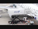 羽田空港　ANA CATERING SERVICE　フードローダー展開作業