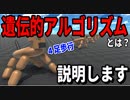 【物理エンジン】遺伝的アルゴリズムで熊に４足歩行をさせたら可愛かった