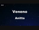 Veneno - Anitta Karaoke 【With Guide Melody】