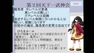 城プロ生主用（第２回天下一武神会説明動画01;00～）説明がわかりづら過ぎるので先にブログ見てください