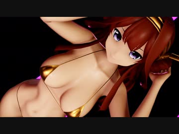 【MMD艦これ】水着金剛でMasked bitcH【1080p】