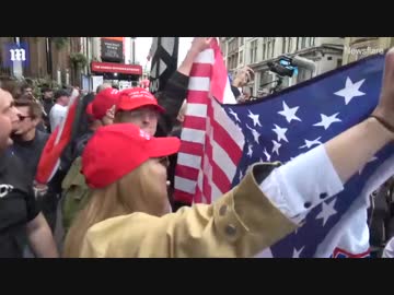 反トランプ集会に数万人が集まり歓迎派はたった数十人と報道するメディアw