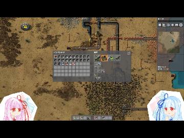 【Factorio】琴葉姉妹の妹はいちから大きな工場を作りたい 3日目【VOICEROID実況】