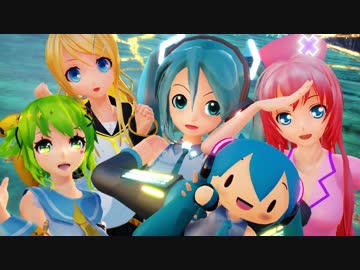【カメラ自作】 Bad ∞ End ∞ Night ミク＆ふわミク ルカ リン GUMI Ray-mmd 【MMD】【MikuMikuDance】