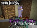 イヌとトラのエンダードラゴンを倒そう！Part.13 ～海底神殿編～