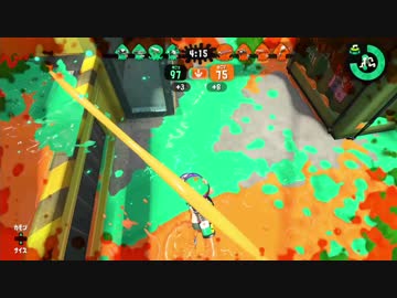 【Splatoon2】ローラーカンスト勢によるガチマッチpart100【ウデマエX】