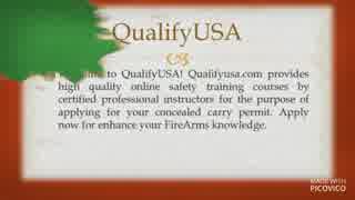 Welcome to QualifyUSA! Qualifyusa.com provides high quality online safety training courses