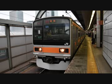 209系1000番台トタ82編成 東京発車